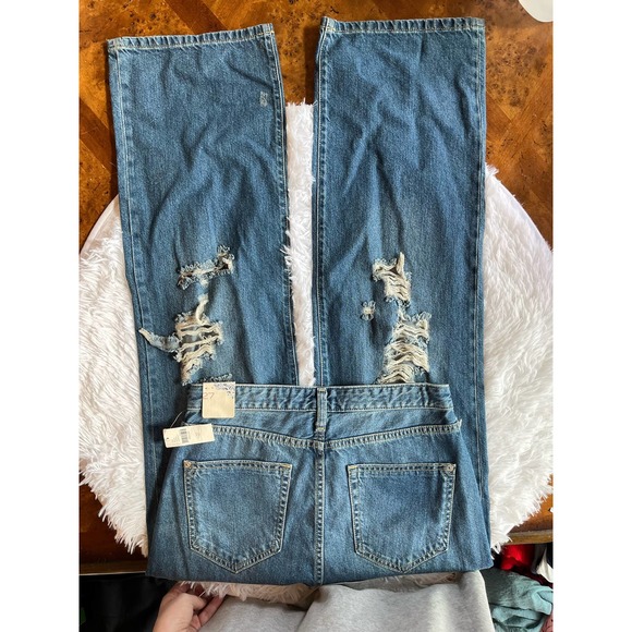Anthropologie Pilcro Jeans Ripped Denim Size 27 NWT - Picture 7 of 10